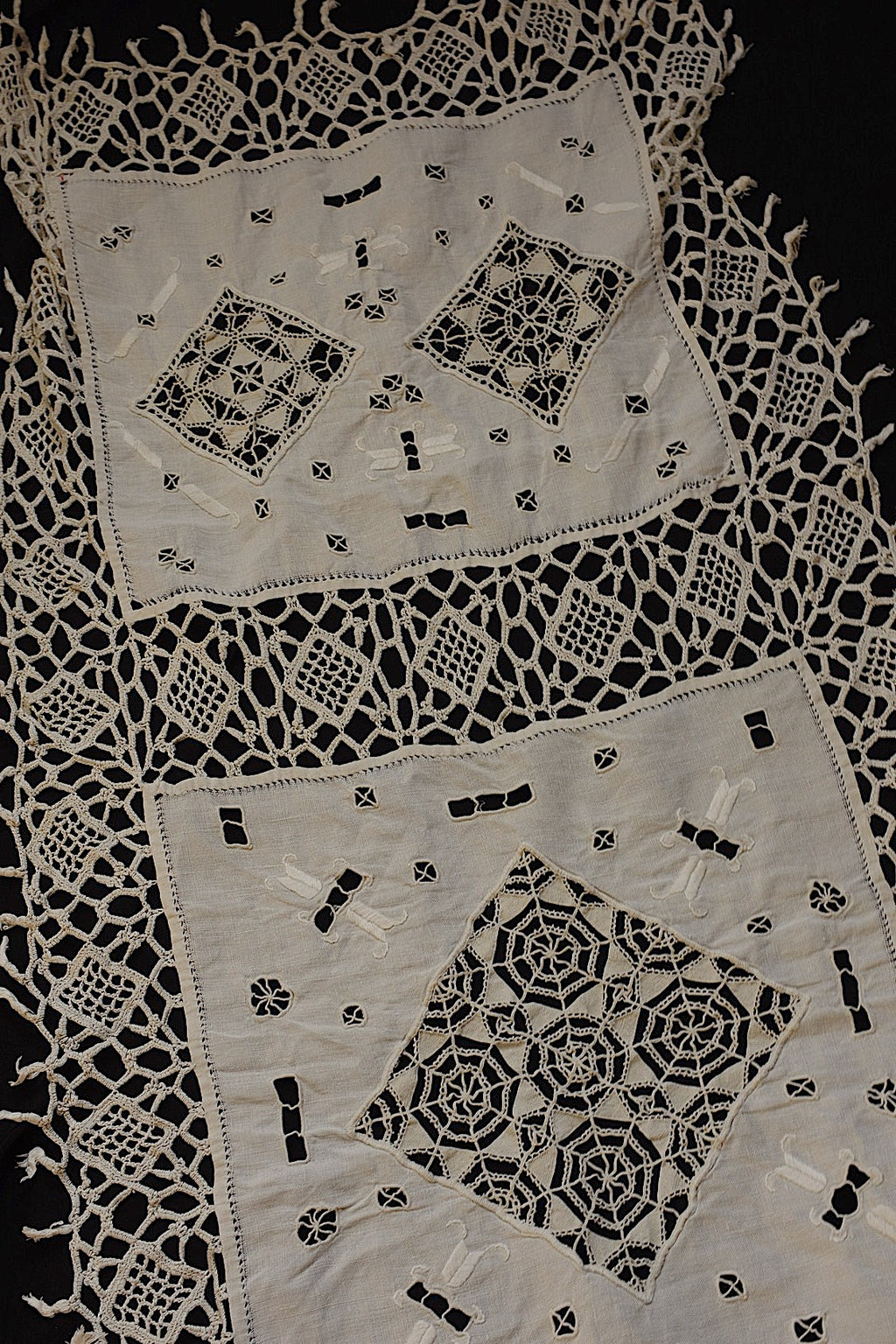 Ancienne dentelle dentelle ancienne croix