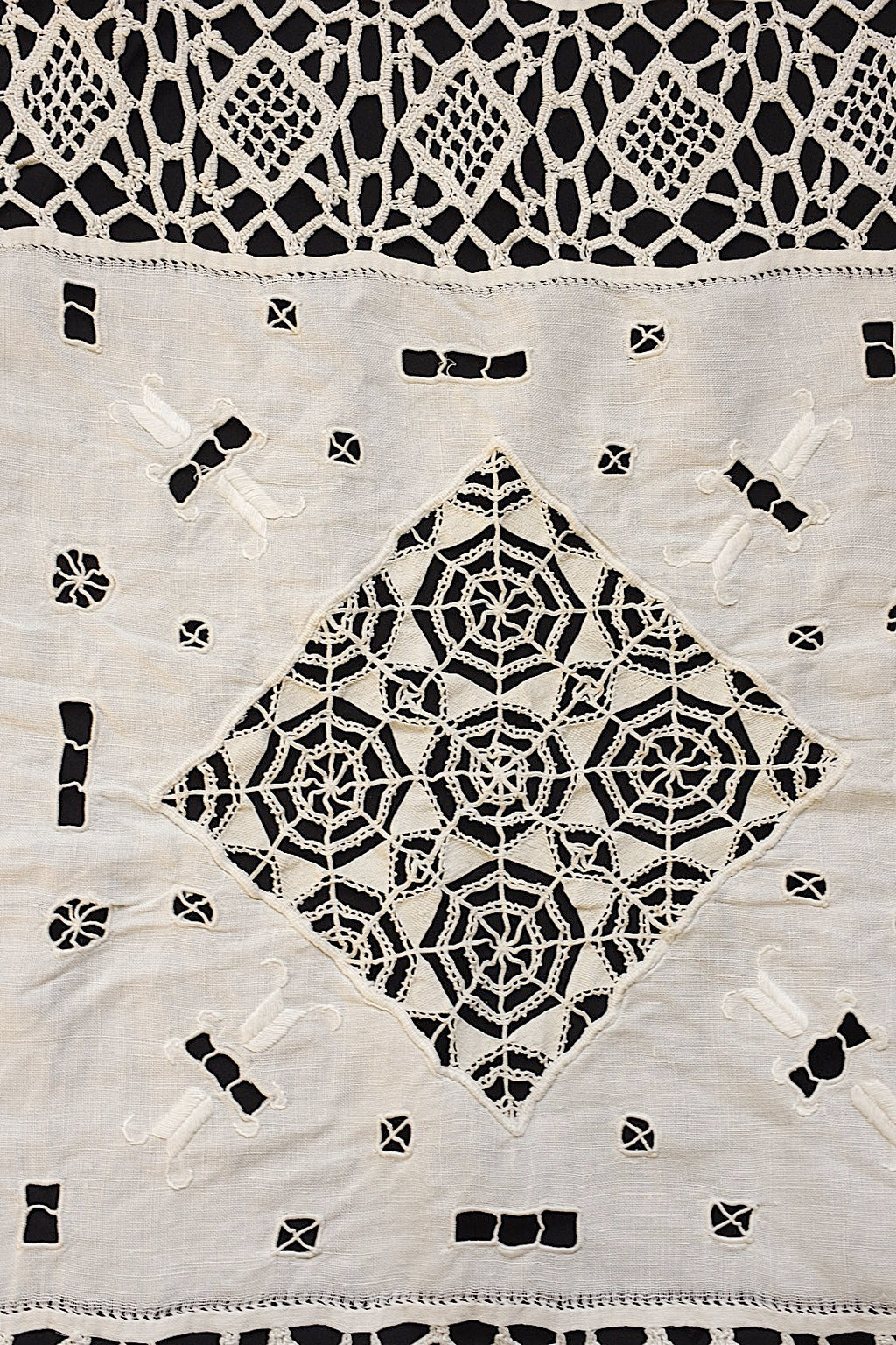 Ancienne dentelle dentelle ancienne croix