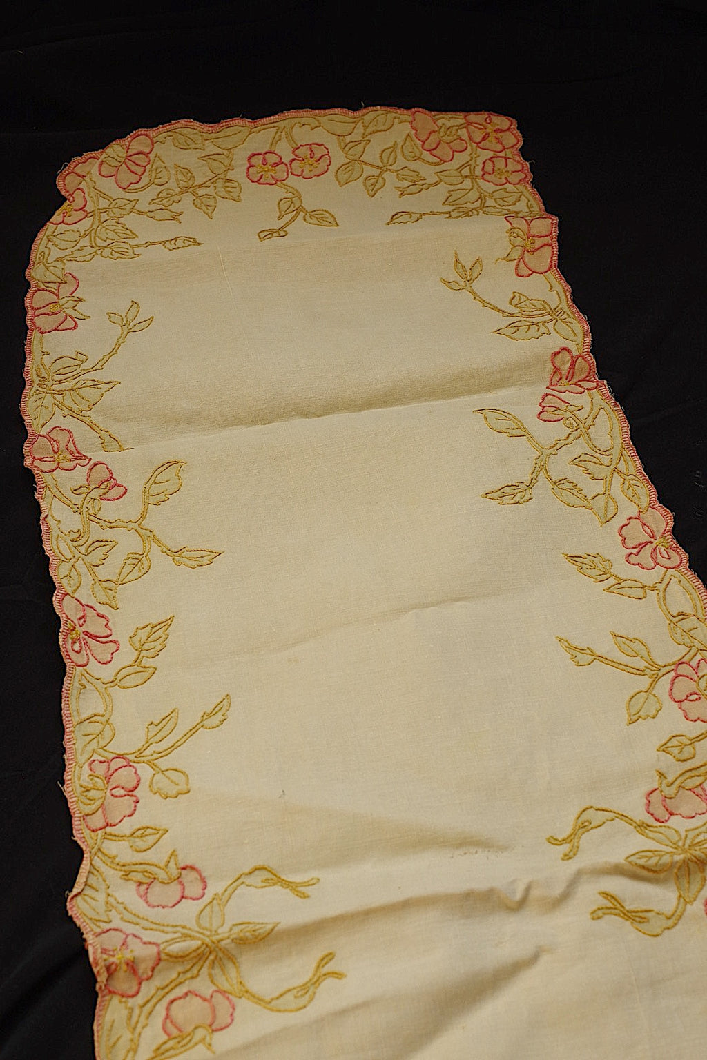 Antique dentelle dentelle ancienne nappe napperons