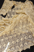 Antique lace dentelle ancienne large scraps