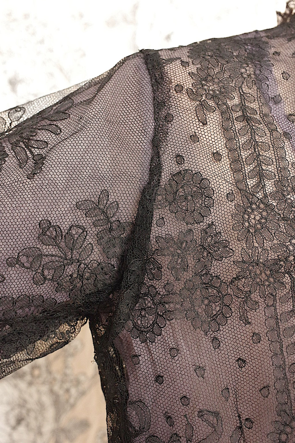 Vêtements anciens vêtement antique top3 noir