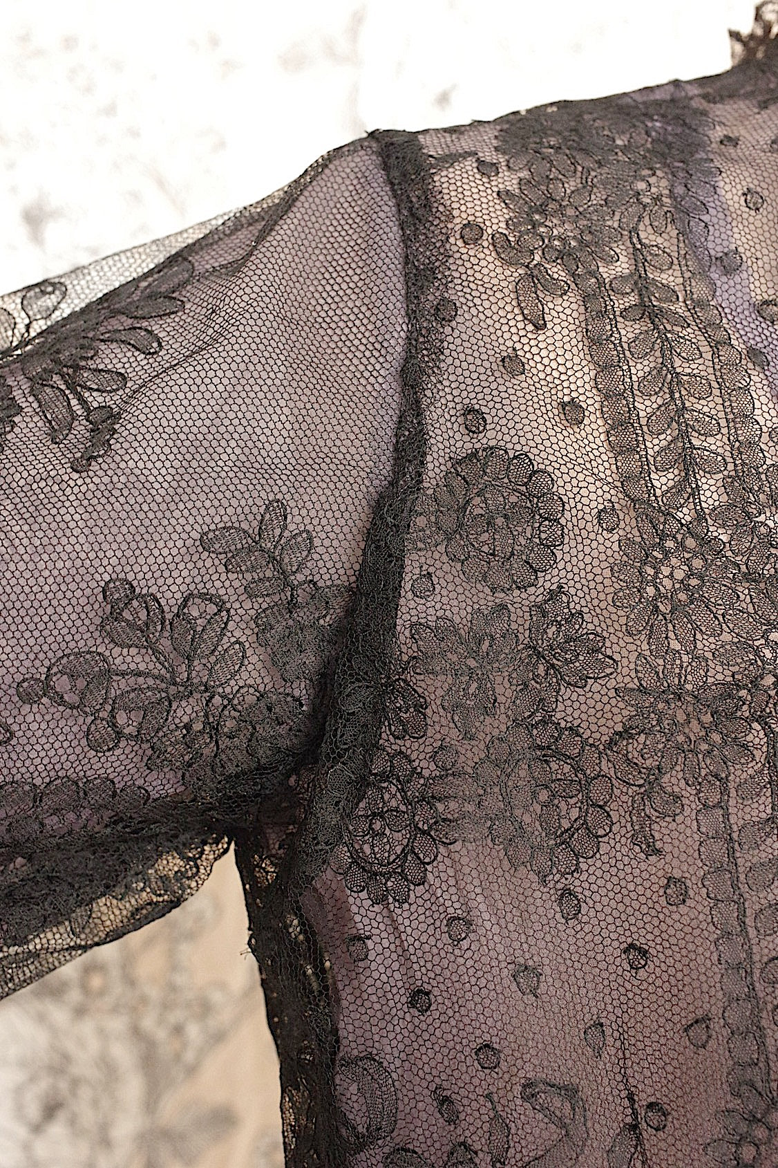 Vêtements anciens vêtement antique top3 noir