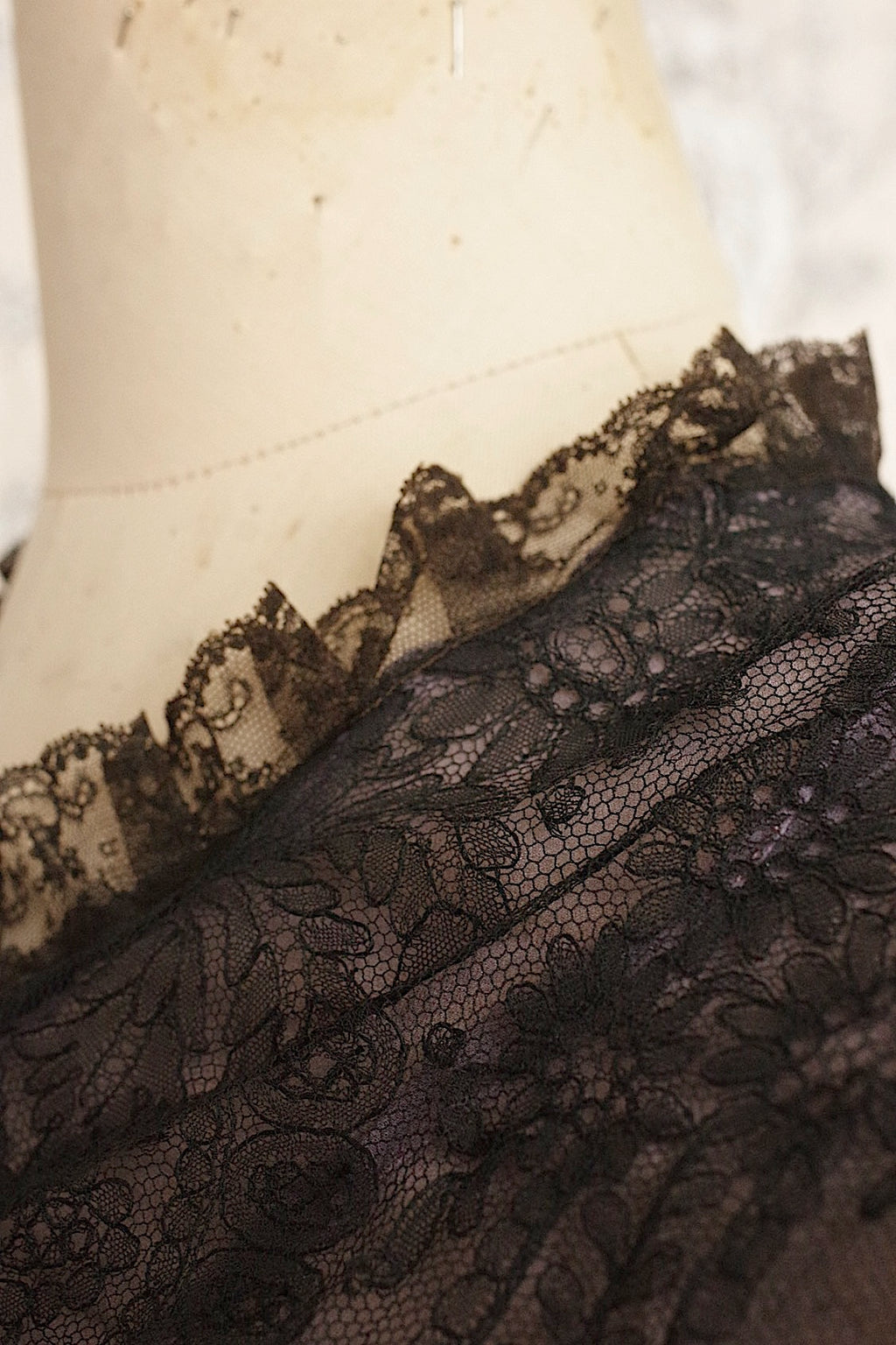 Vêtements anciens vêtement antique top3 noir