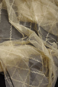 アンティークレース　dentelle ancienne　チュール刺繍生地