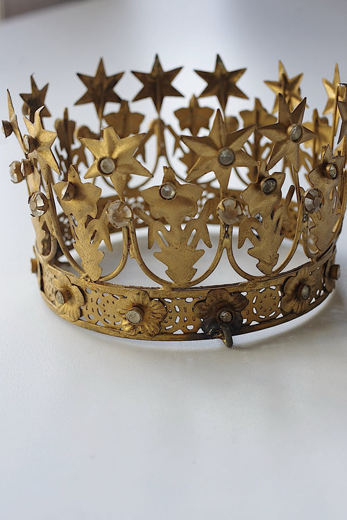 Antique tiara, couronne antique, diameter 10cm