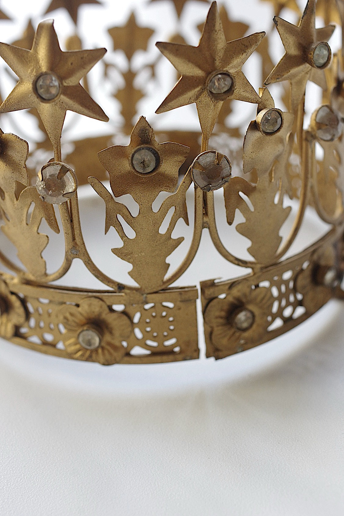 Diadème antique, couronne antique, diamètre 10cm