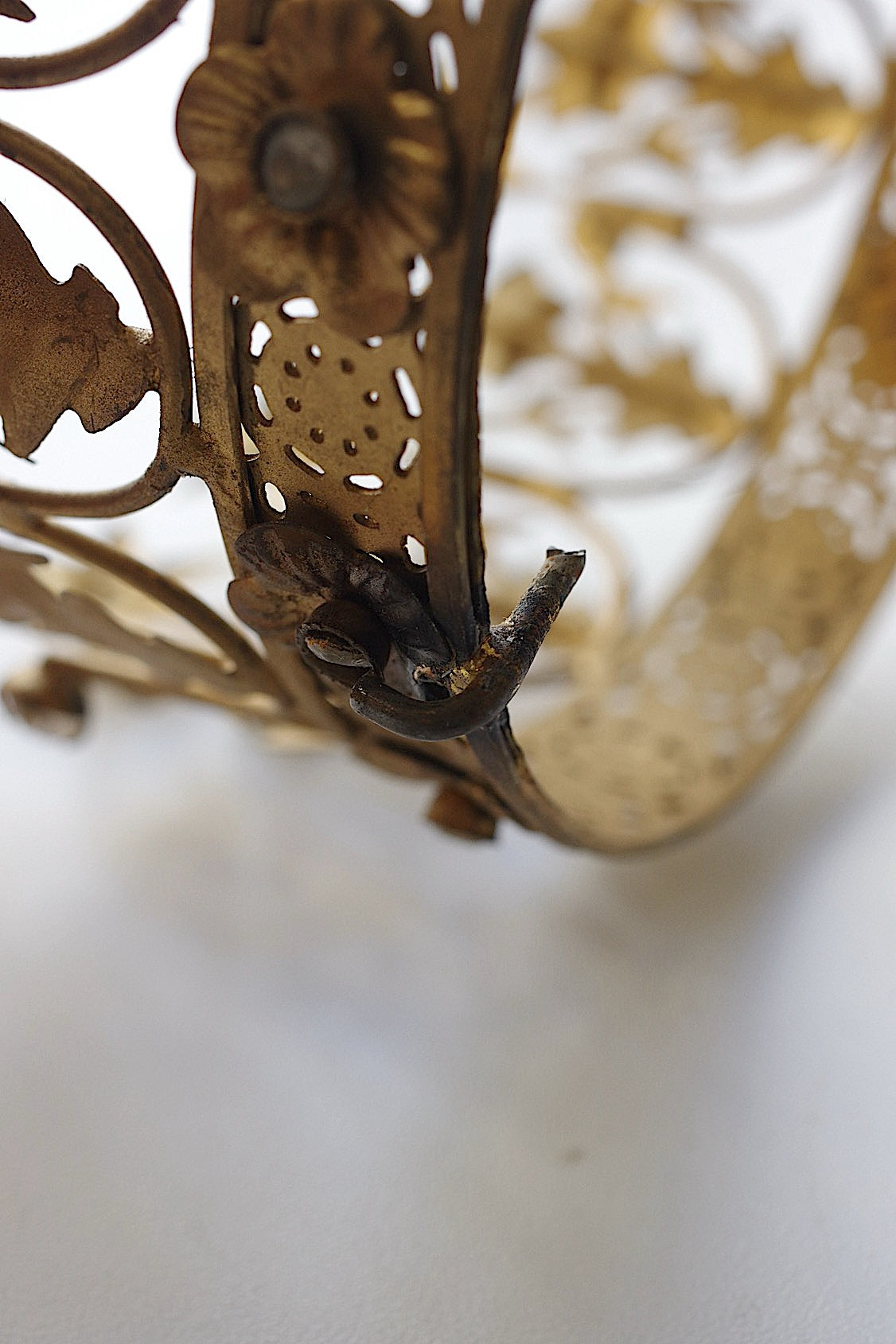Diadème antique, couronne antique, diamètre 10cm