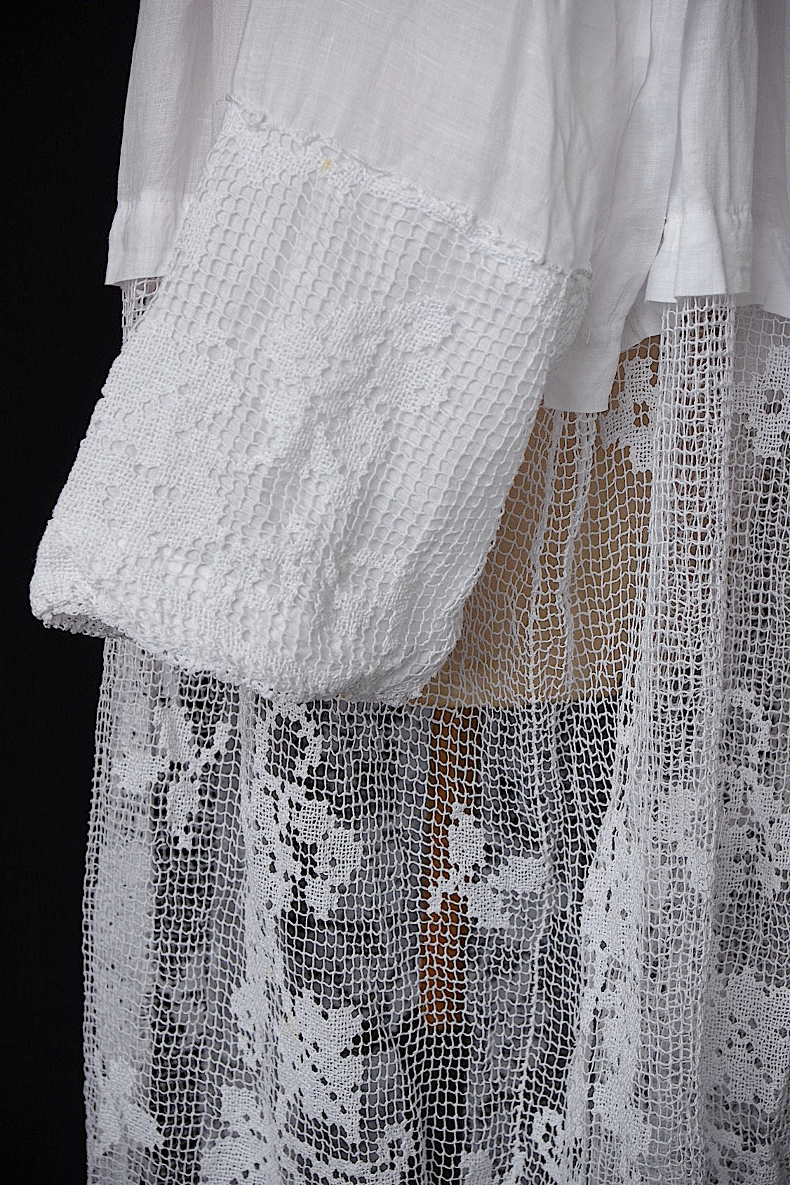 アンティーク教会チュニック　vêtement aube3