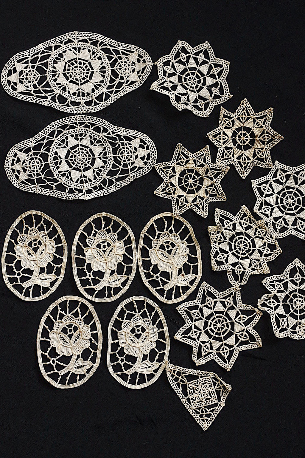 アンティークレース　dentelle ancienne　モチーフ15pieces