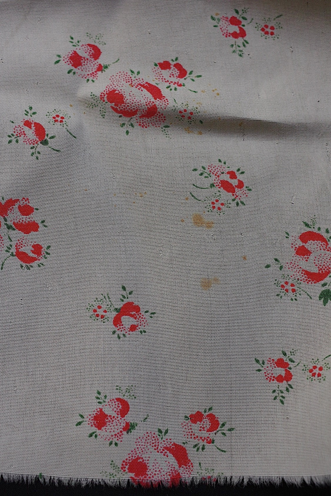 アンティーク生地　tissu ancien 小花生地　ハギレ　素材に　lots1