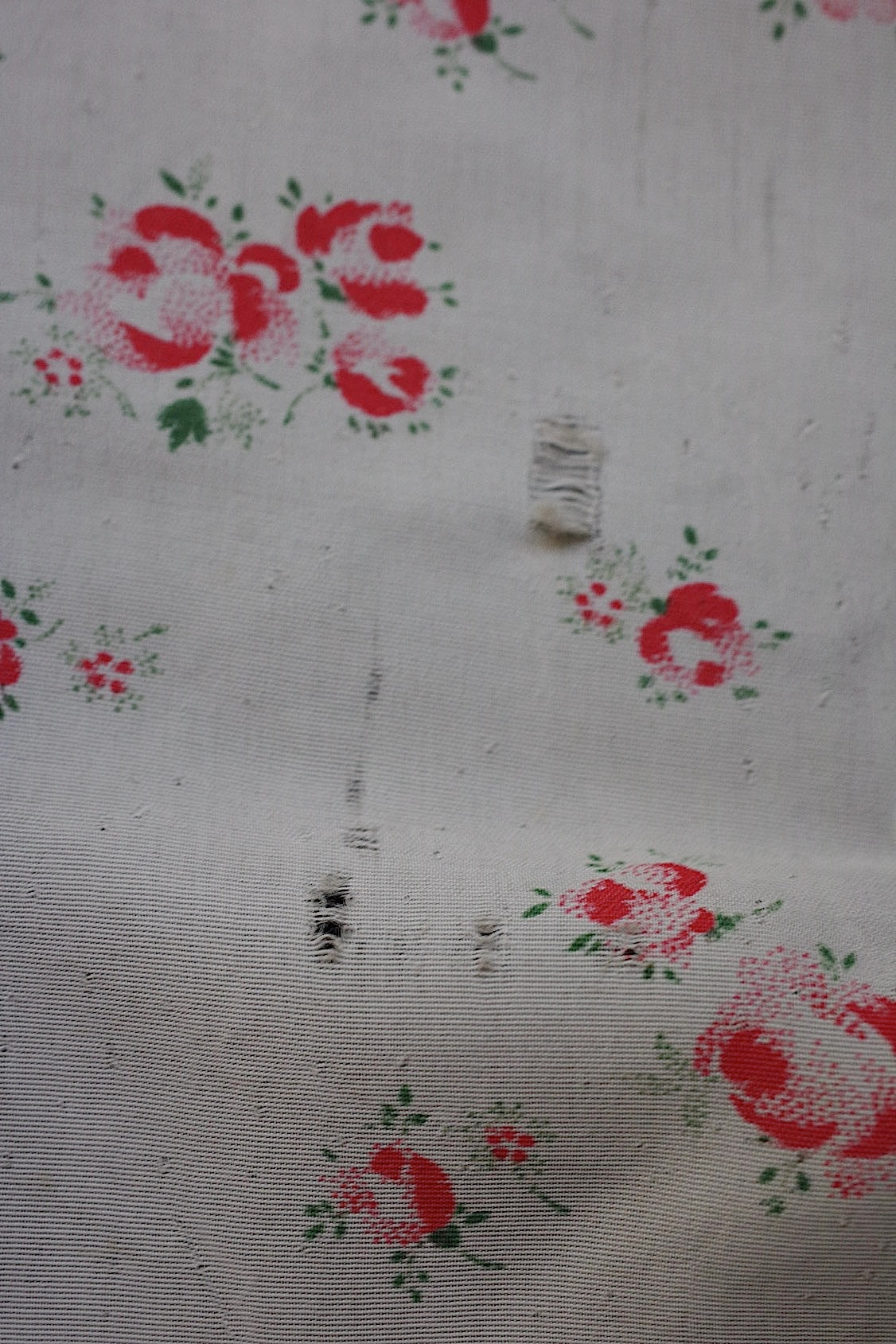 アンティーク生地　tissu ancien 小花生地　ハギレ　素材に　lots1