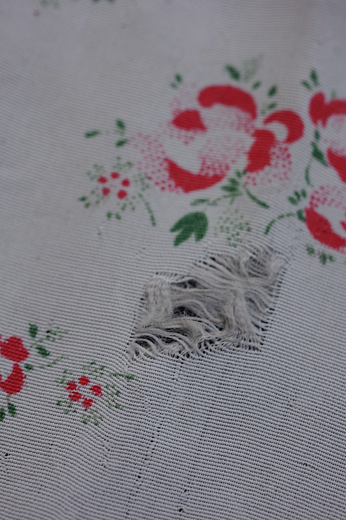 アンティーク生地　tissu ancien 小花生地　ハギレ　素材に　lots1