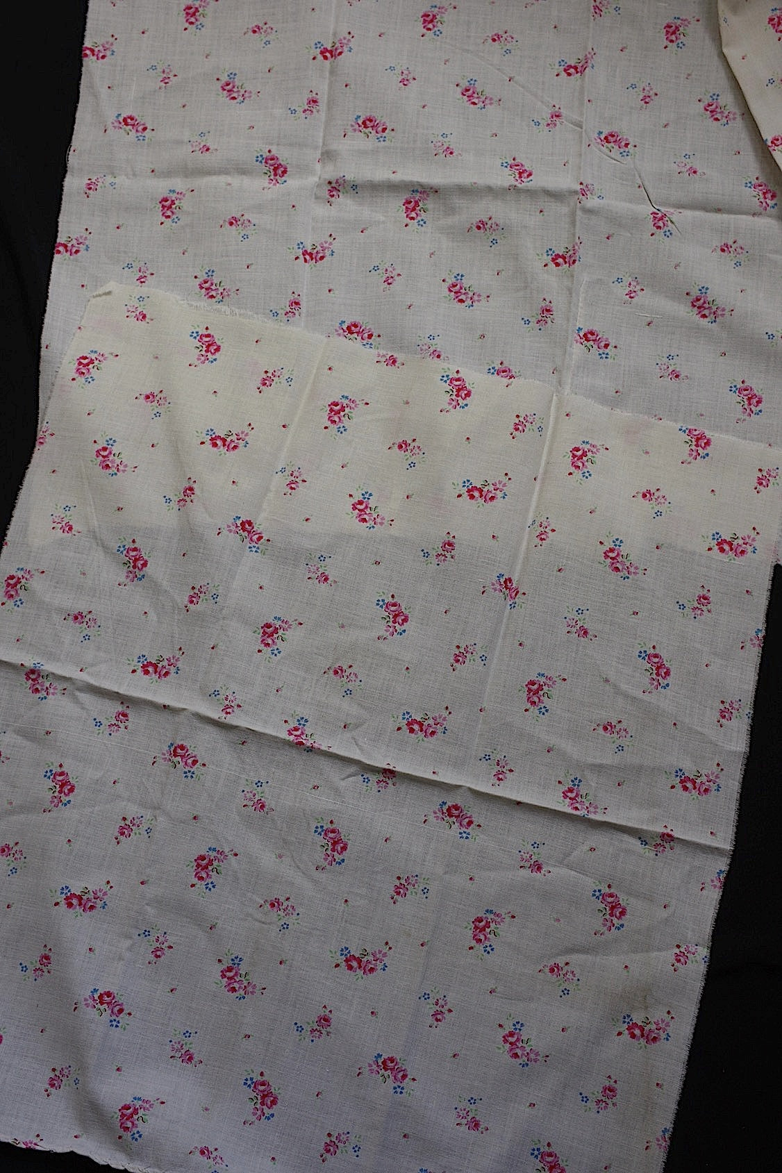アンティーク生地　tissu ancien 小花生地　ハギレ　素材に　lots2