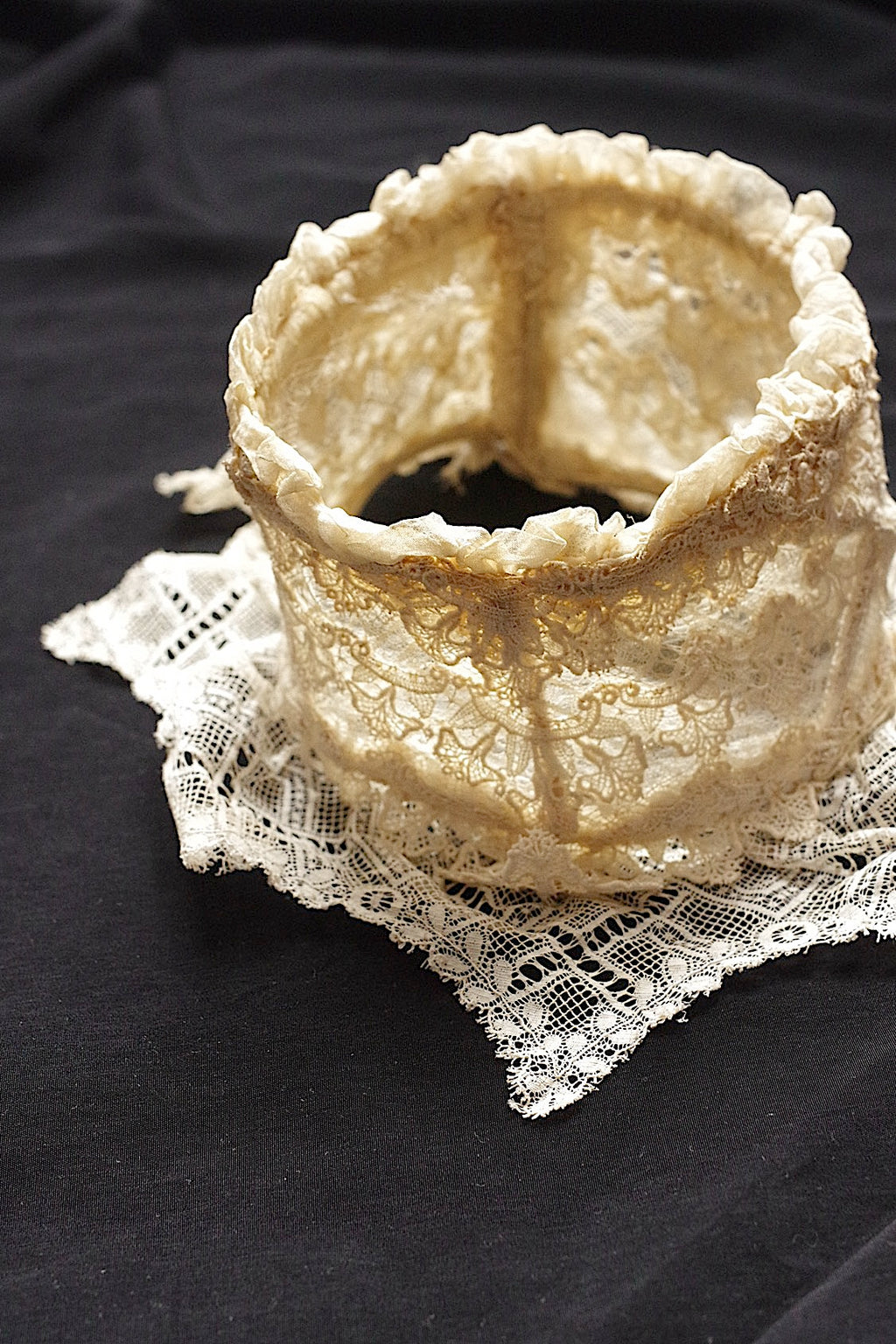 アンティークレーク襟3 dentelle anciennne 　antique Detachable collar