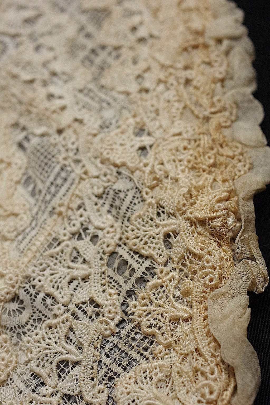 アンティークレーク襟3 dentelle anciennne 　antique Detachable collar