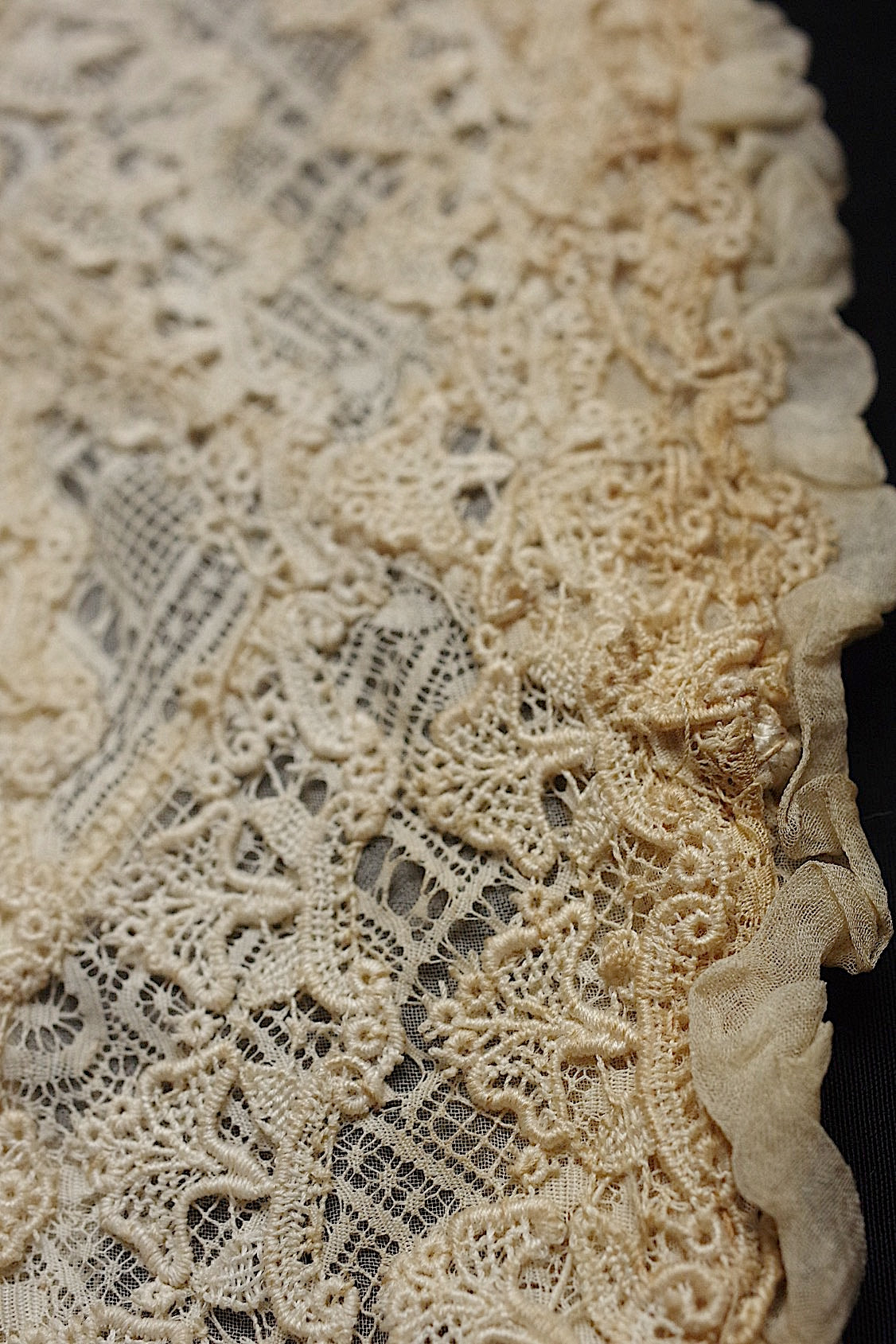 アンティークレーク襟3 dentelle anciennne 　antique Detachable collar