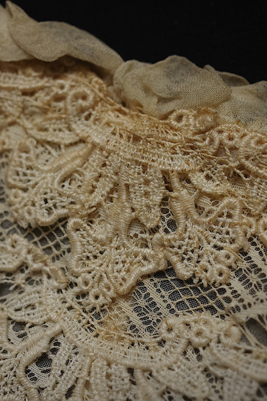 アンティークレーク襟3 dentelle anciennne 　antique Detachable collar