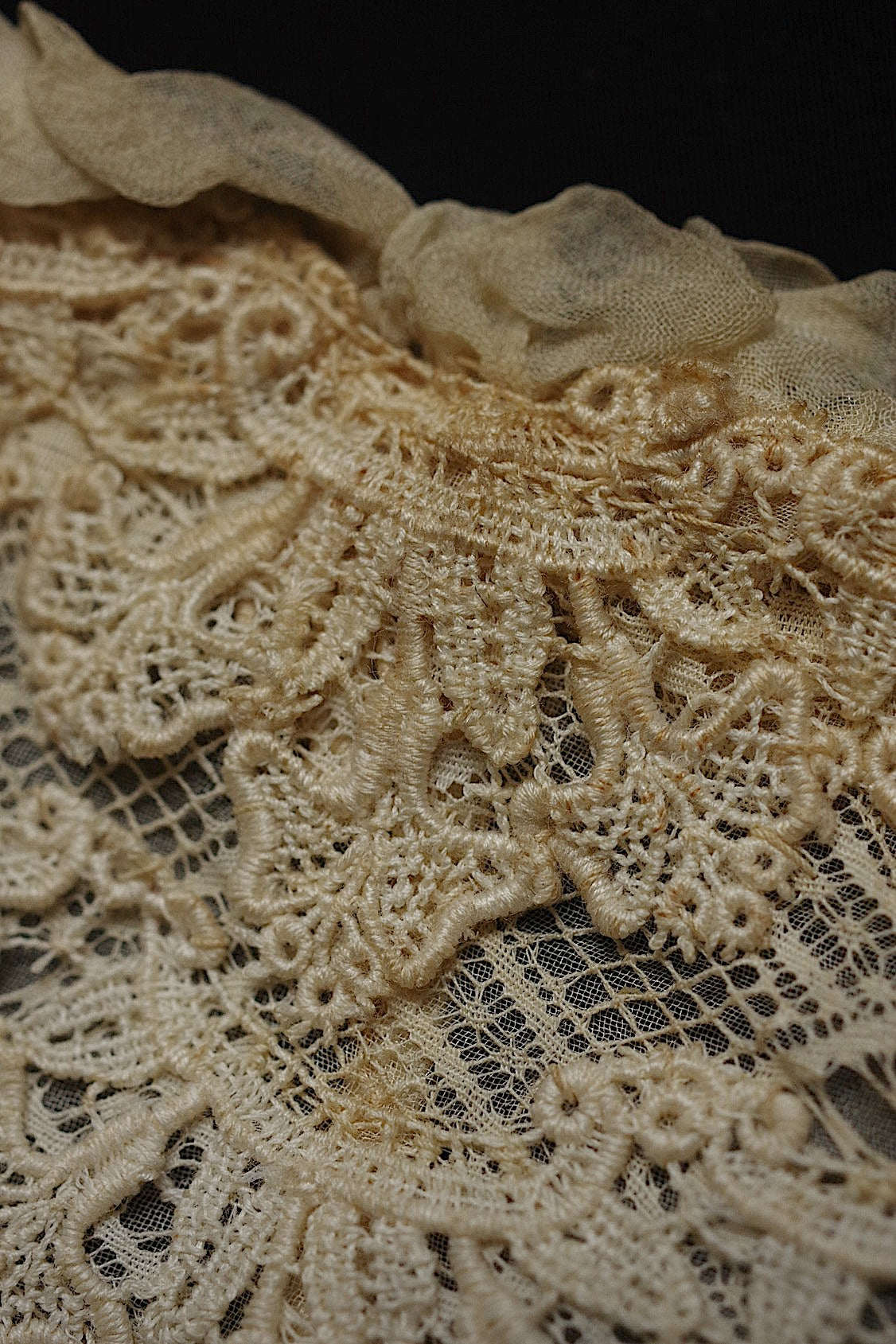 アンティークレーク襟3 dentelle anciennne 　antique Detachable collar