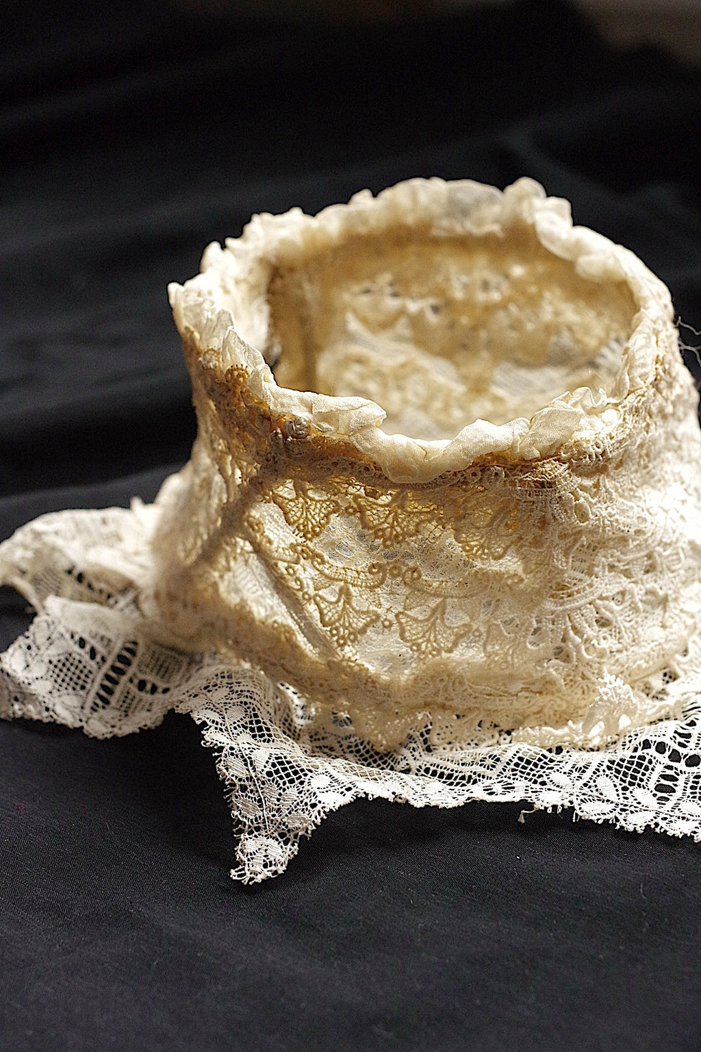 アンティークレーク襟3 dentelle anciennne 　antique Detachable collar