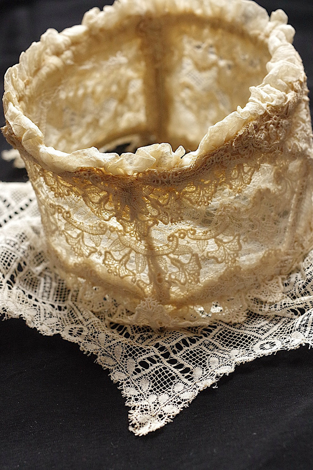 アンティークレーク襟3 dentelle anciennne 　antique Detachable collar