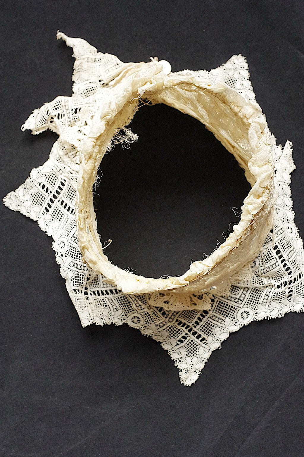 アンティークレーク襟3 dentelle anciennne 　antique Detachable collar