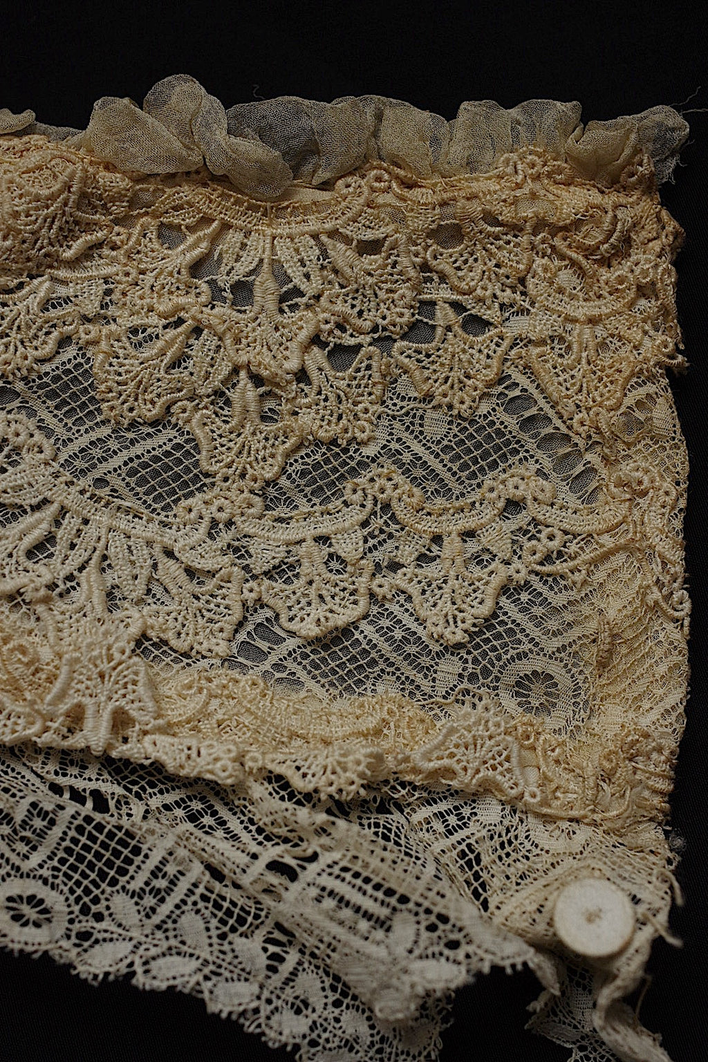 アンティークレーク襟3 dentelle anciennne 　antique Detachable collar