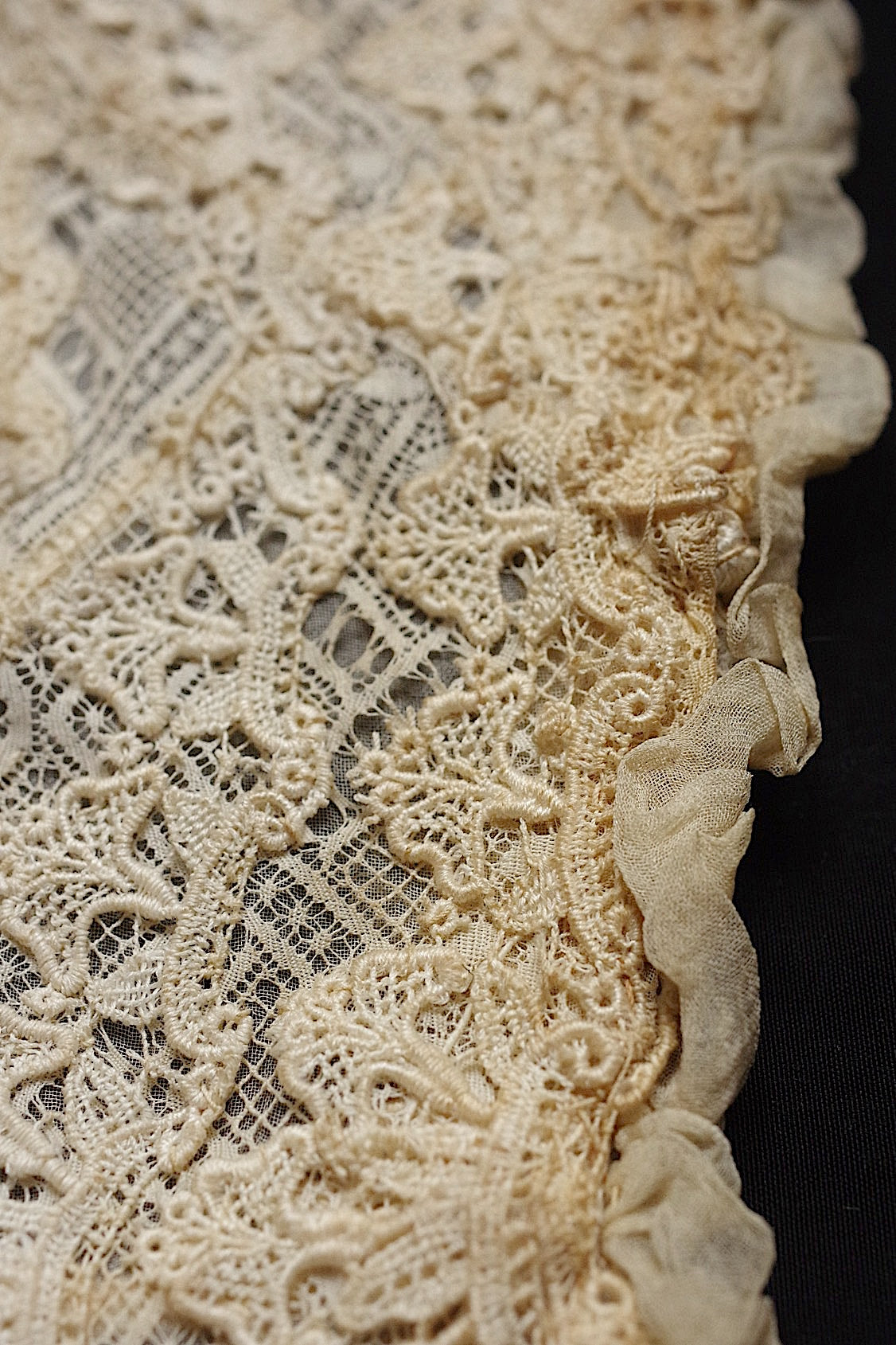 アンティークレーク襟3 dentelle anciennne 　antique Detachable collar