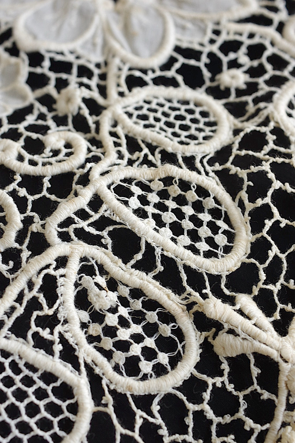 アンティークレーク襟クロシェ5 dentelle anciennne 　antique Detachable collar