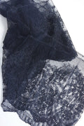 アンティークシャンティイレース　dentelle ancienne 　300cmくろ