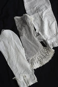 アンティークレース　dentelle ancienne レース装飾袖　３枚