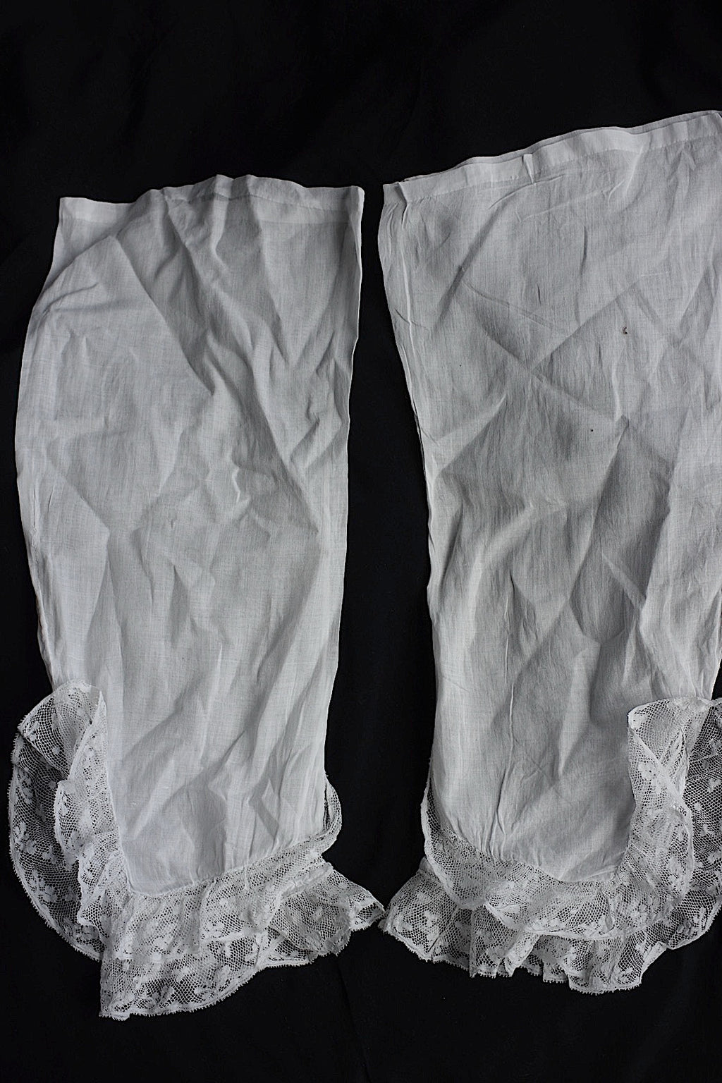 アンティークレース　dentelle ancienne レース装飾袖　ペア