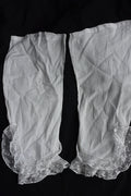 アンティークレース　dentelle ancienne レース装飾袖　ペア