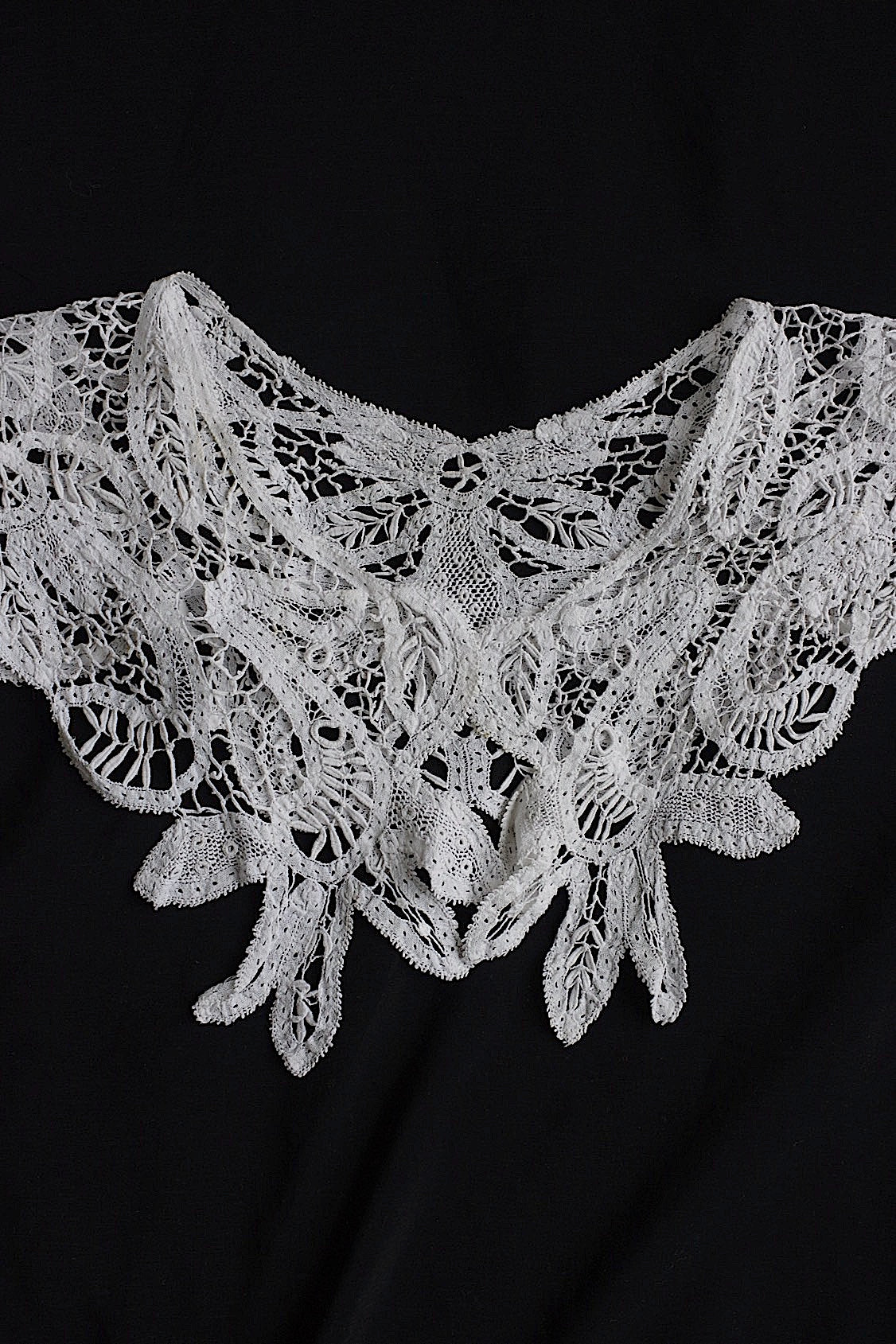 アンティークレーク襟　dentelle anciennne 　antique Detachable collar　1