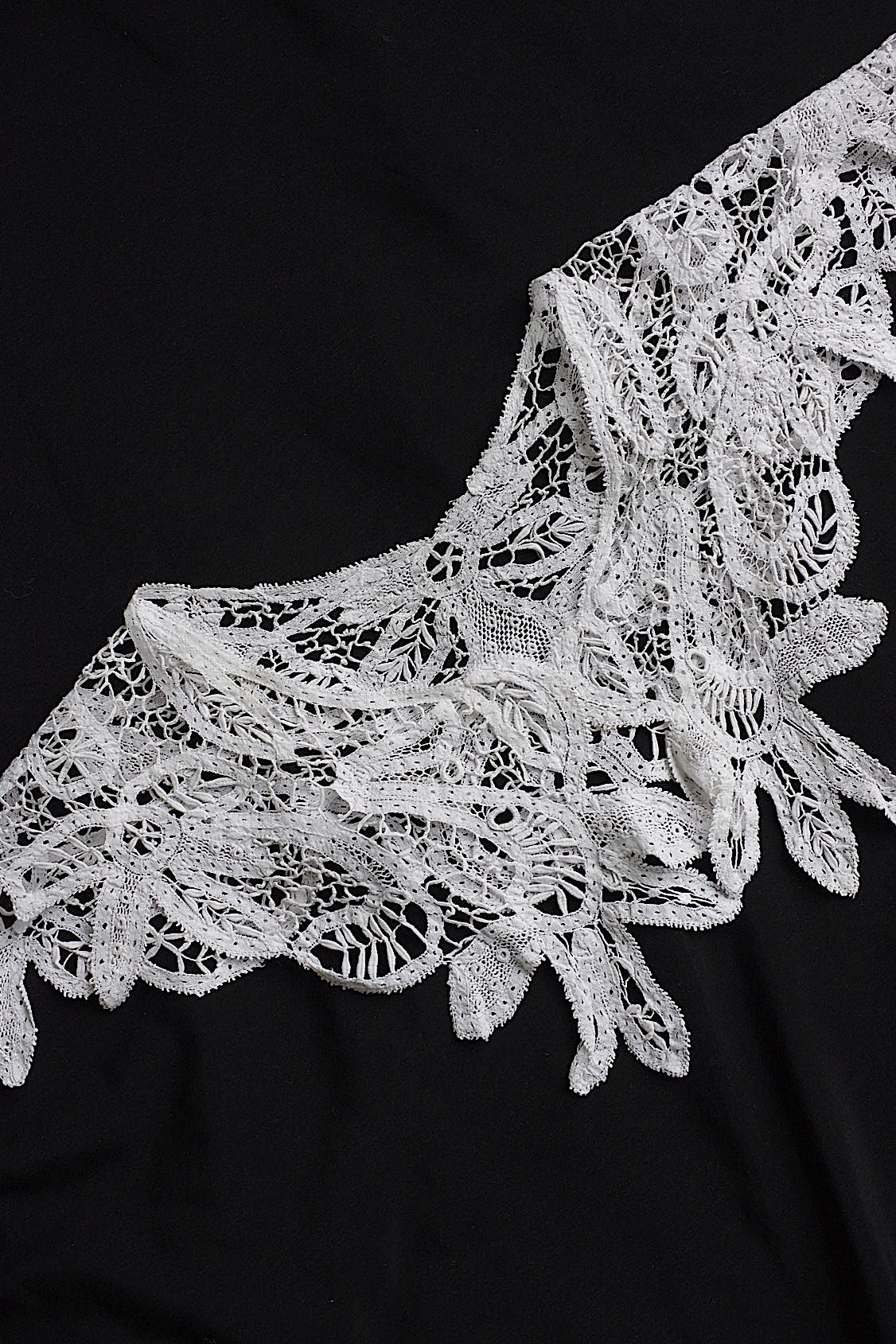 アンティークレーク襟　dentelle anciennne 　antique Detachable collar　1