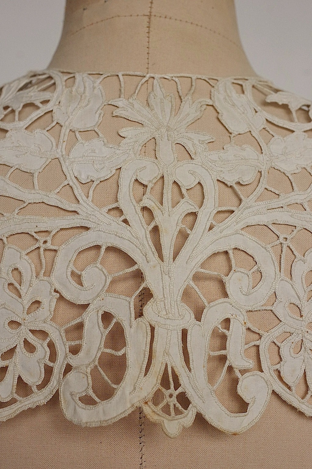 アンティークレーク襟　dentelle anciennne 　antique Detachable collar　2