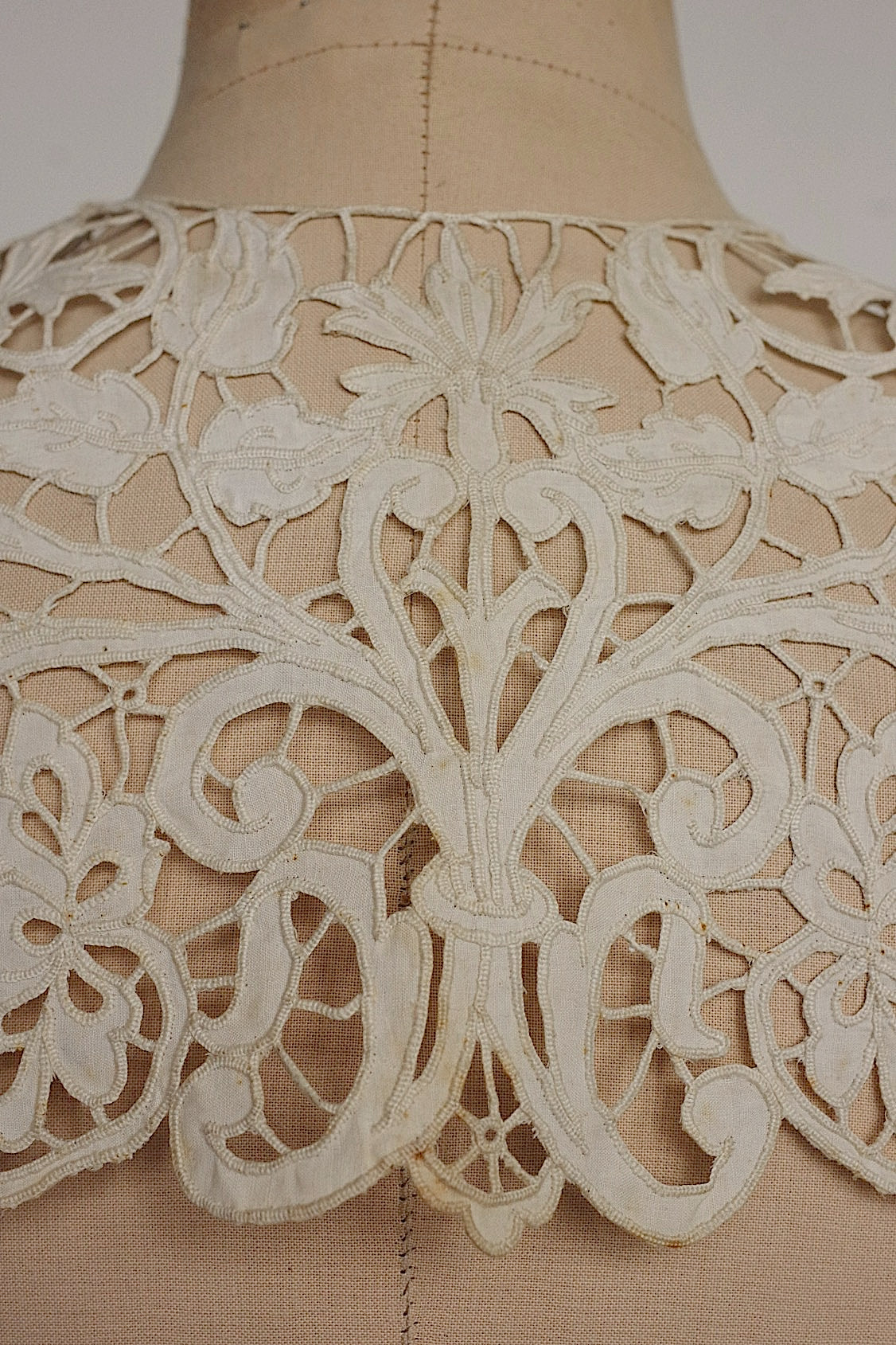 アンティークレーク襟　dentelle anciennne 　antique Detachable collar　2