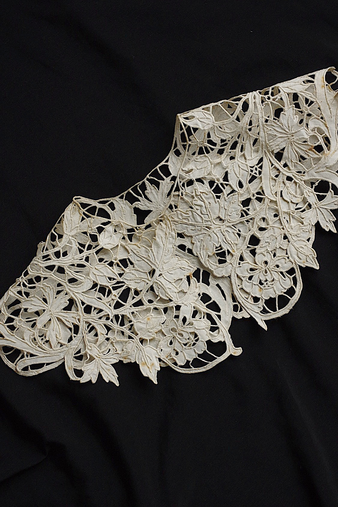 アンティークレーク襟　dentelle anciennne 　antique Detachable collar　2