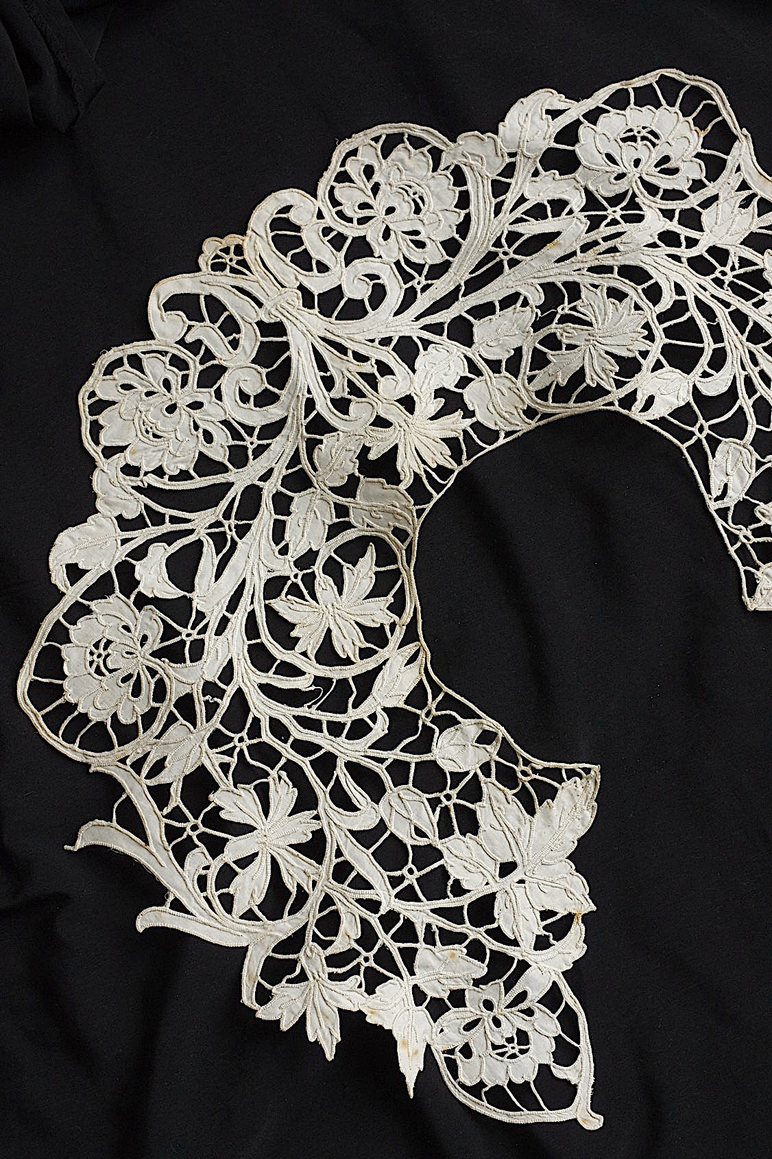 アンティークレーク襟　dentelle anciennne 　antique Detachable collar　2