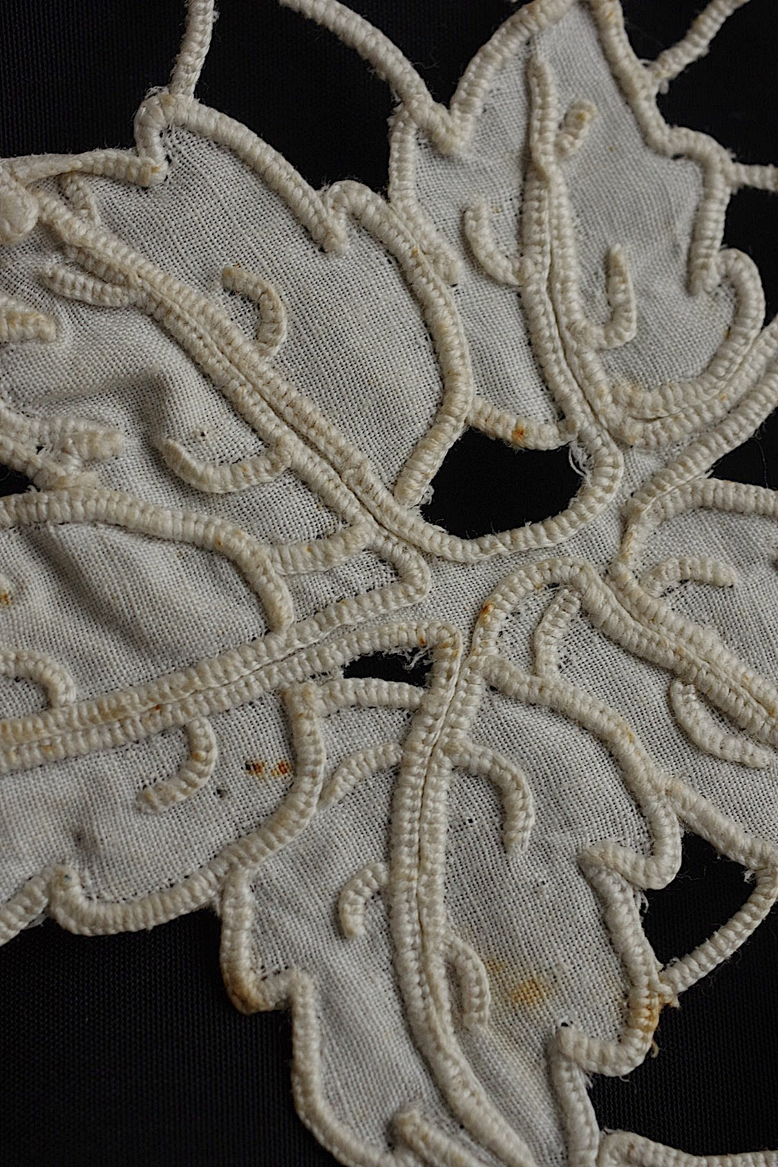 アンティークレーク襟　dentelle anciennne 　antique Detachable collar　2