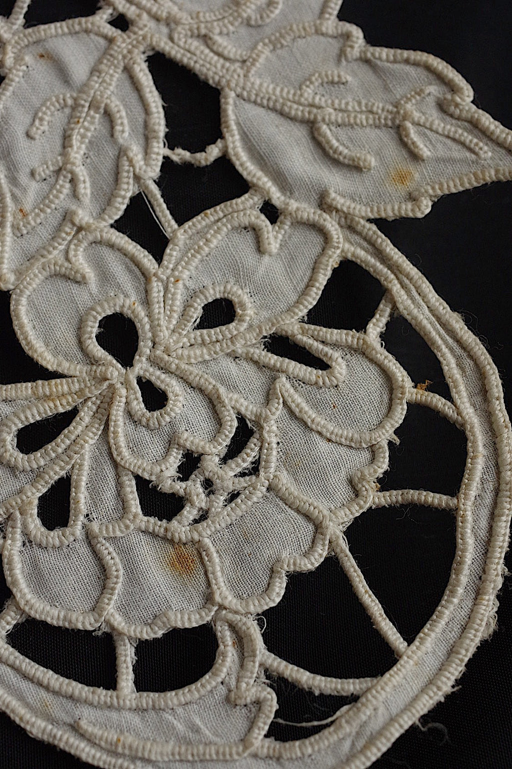 アンティークレーク襟　dentelle anciennne 　antique Detachable collar　2