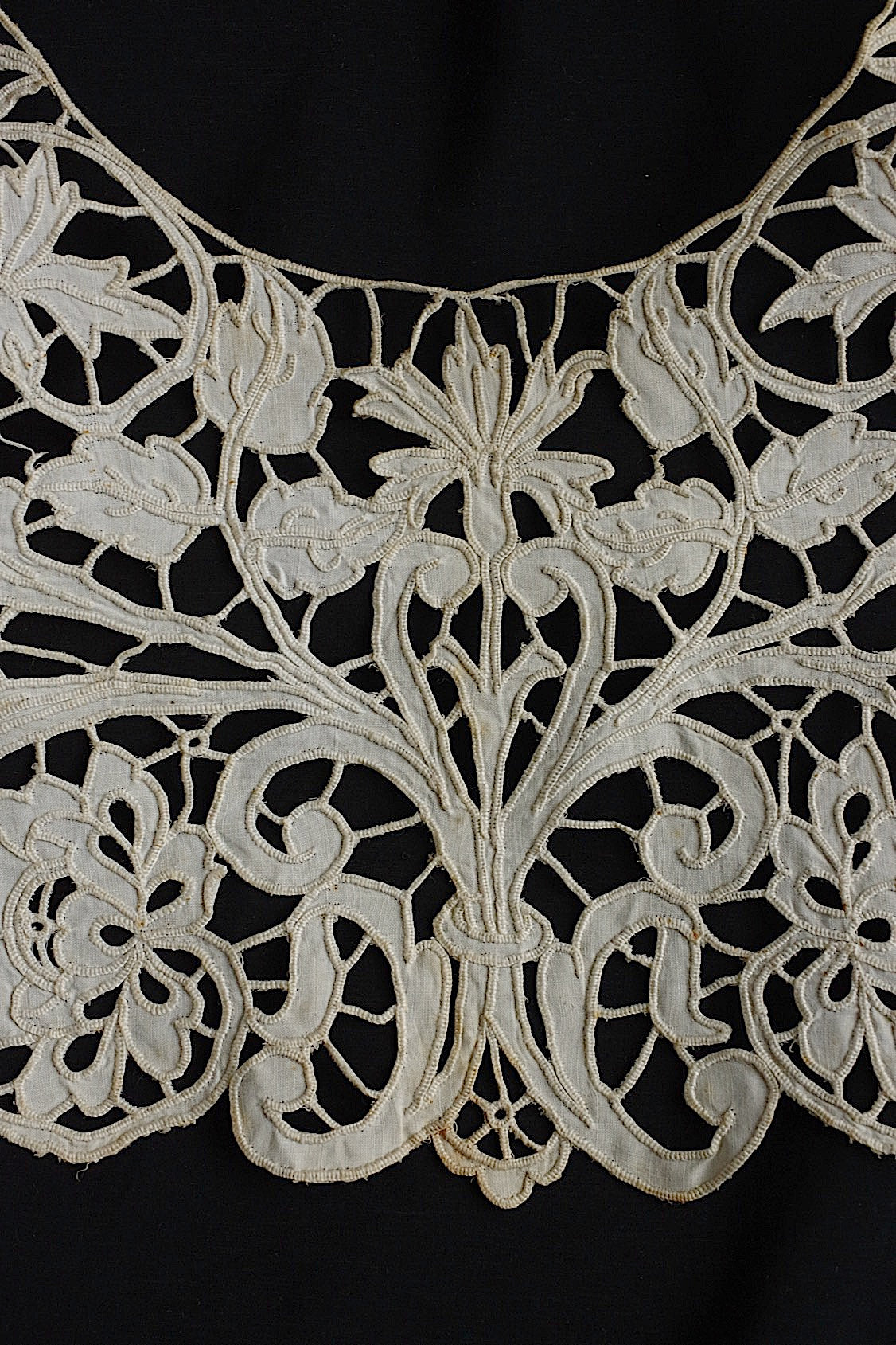 アンティークレーク襟　dentelle anciennne 　antique Detachable collar　2