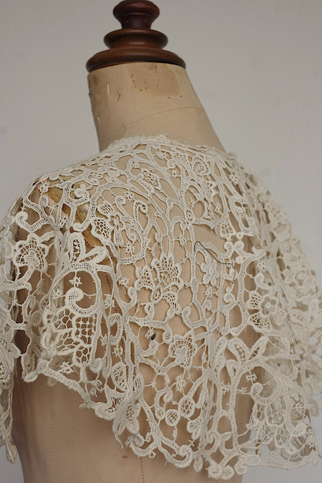 アンティークレーク襟　dentelle anciennne 　antique Detachable collar　3