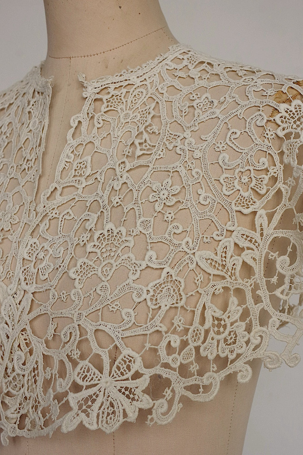 アンティークレーク襟　dentelle anciennne 　antique Detachable collar　3