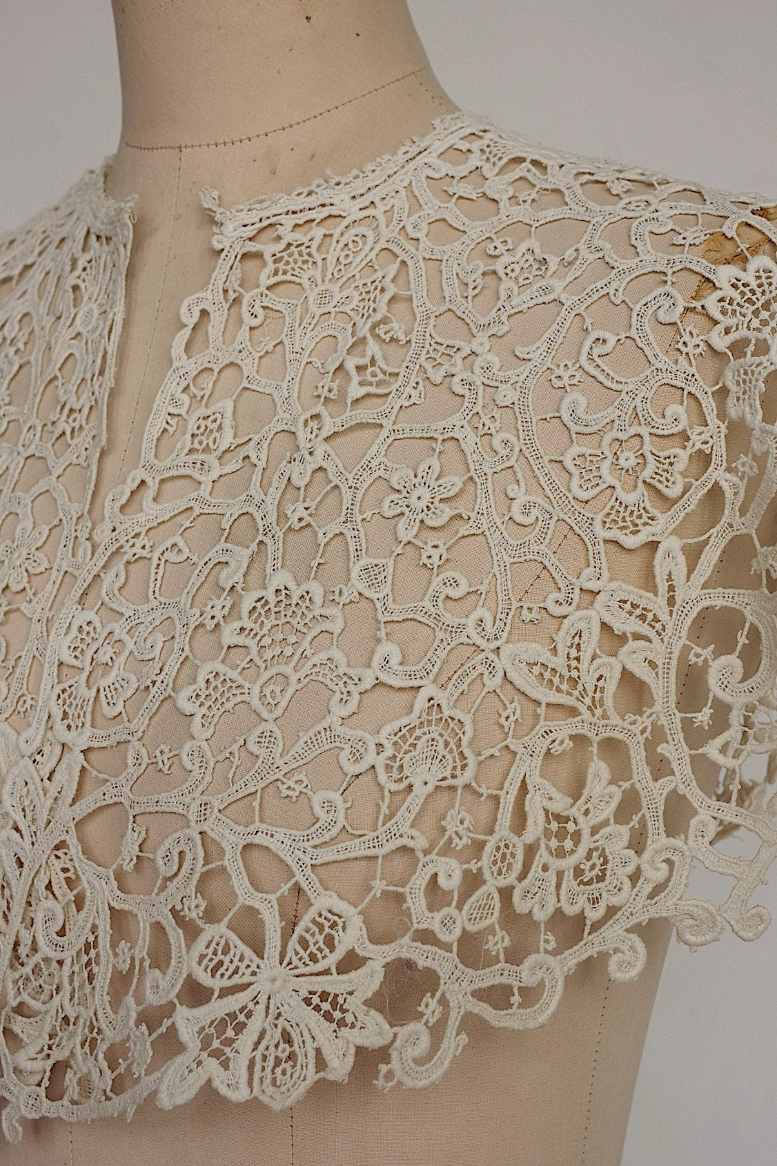 アンティークレーク襟　dentelle anciennne 　antique Detachable collar　3