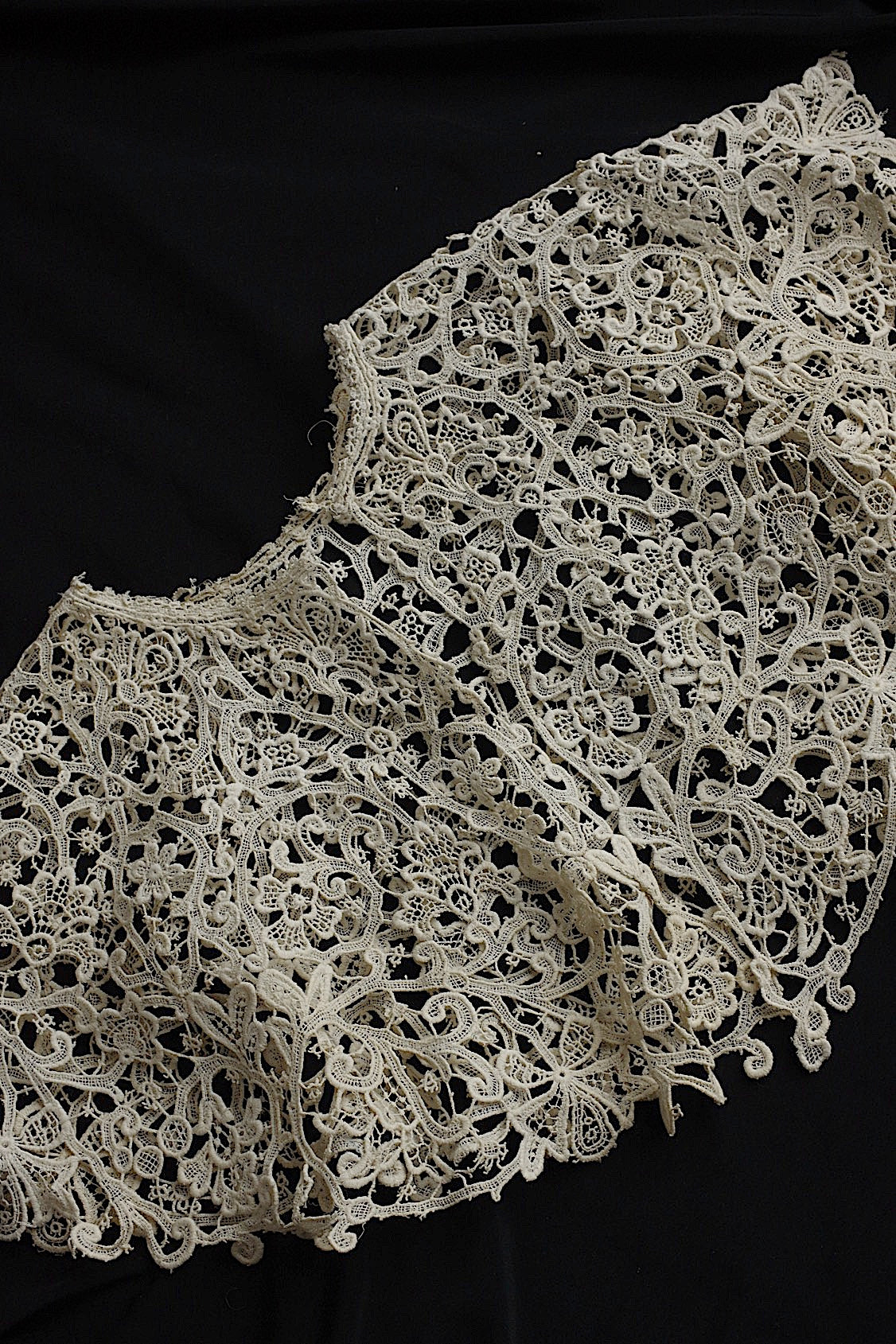 アンティークレーク襟　dentelle anciennne 　antique Detachable collar　3