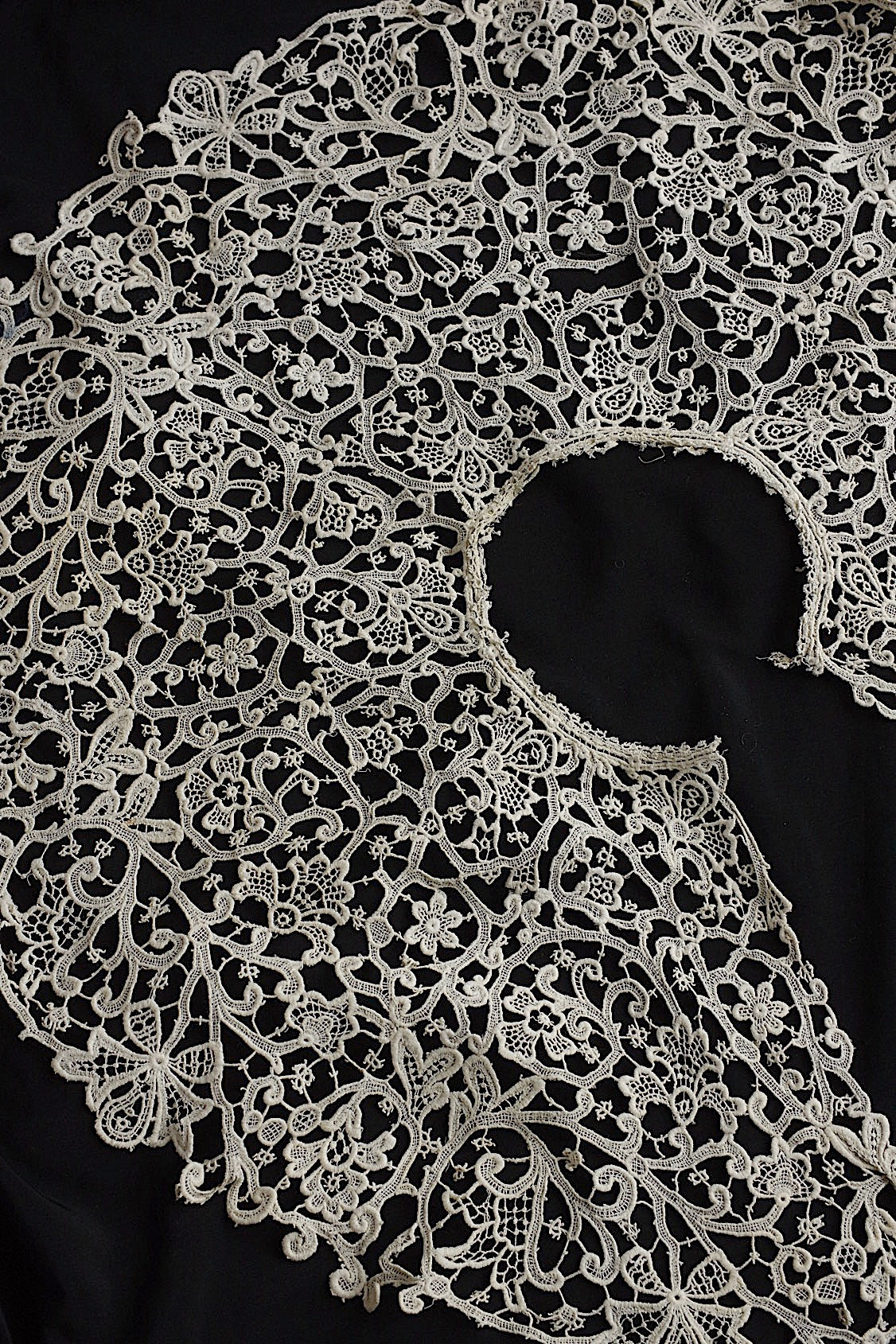 アンティークレーク襟　dentelle anciennne 　antique Detachable collar　3