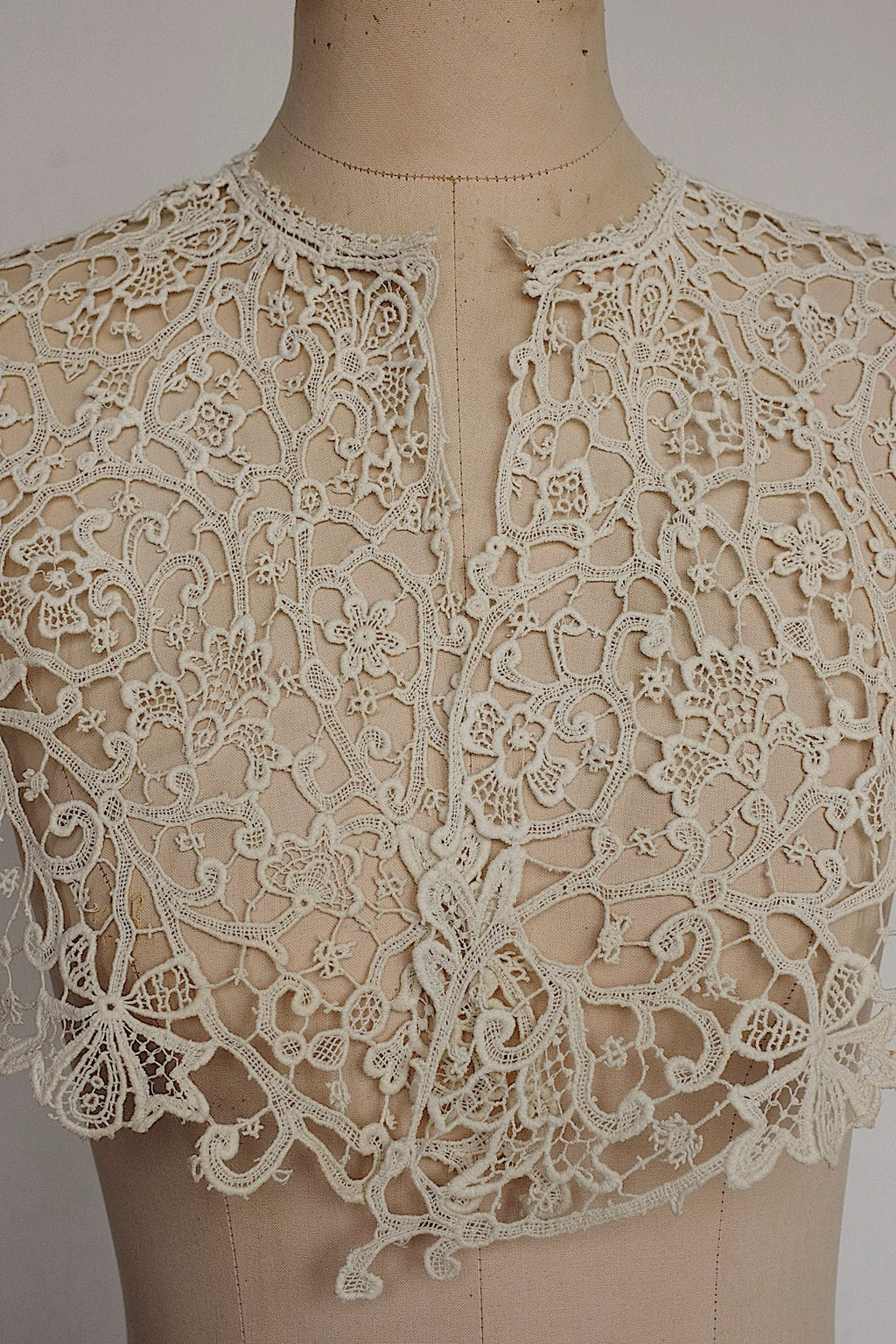 アンティークレーク襟　dentelle anciennne 　antique Detachable collar　3