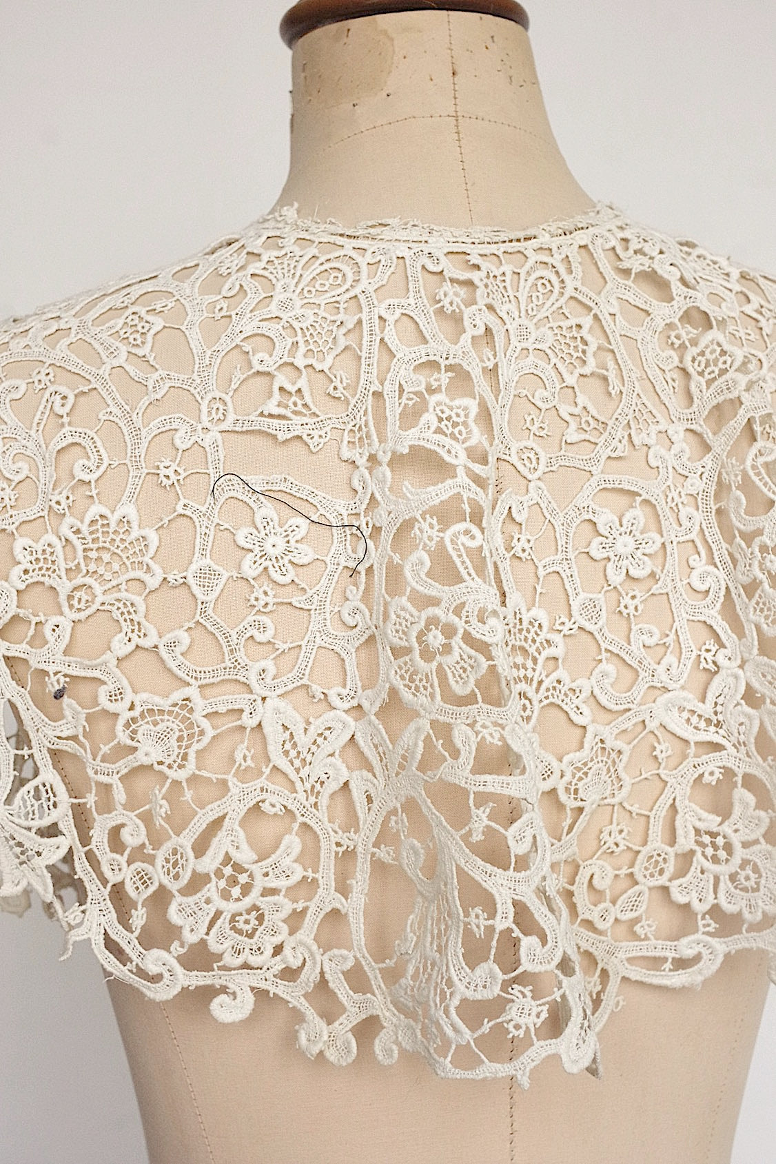 アンティークレーク襟　dentelle anciennne 　antique Detachable collar　3