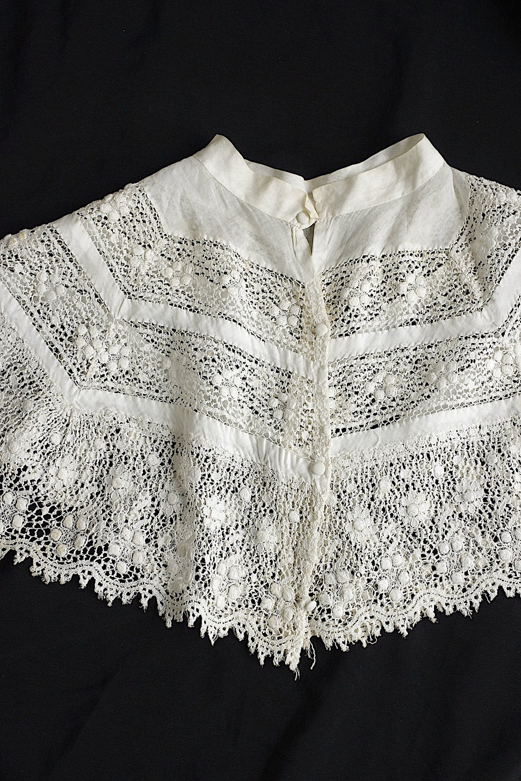 アンティークレーク襟　dentelle anciennne 　antique Detachable collar　4