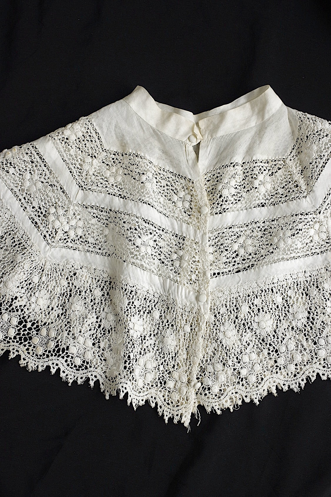 アンティークレーク襟　dentelle anciennne 　antique Detachable collar　4